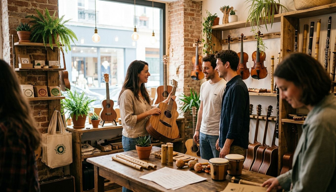 Boutique responsable : comment conjuguer engagement écologique et vente d’instruments